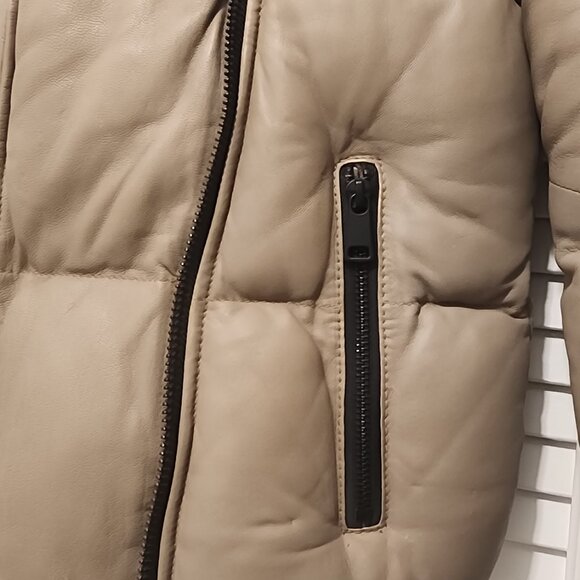 Leather puffer jacket Bod & Christensen M - Picture 7 of 9